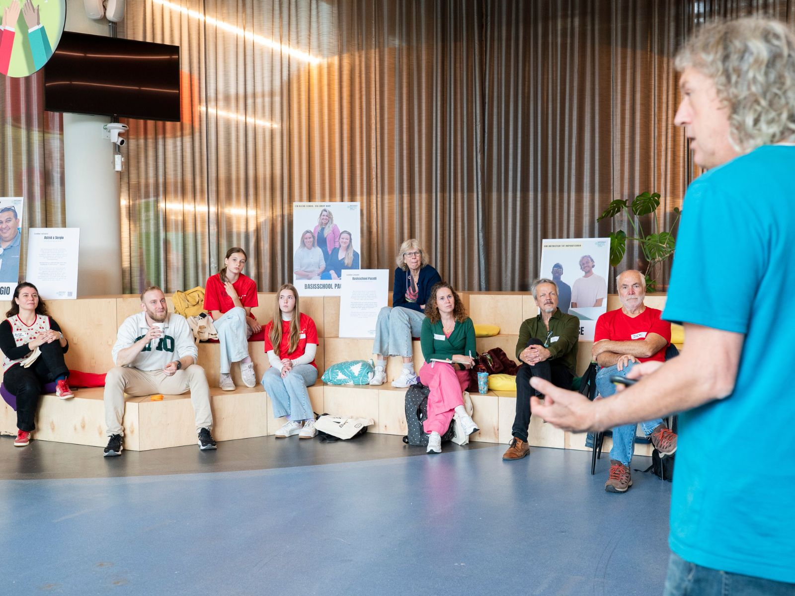 Docenten en begeleiders op het Duurzaamheidsfestival